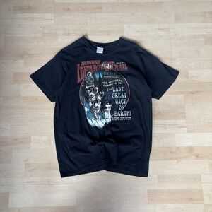 Y2K Alaskas Iditarod Trail Graphic Nature T Shirt Sz L